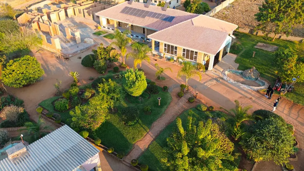 Mantonies Lodge Esigodini Aerial Estate Overview
