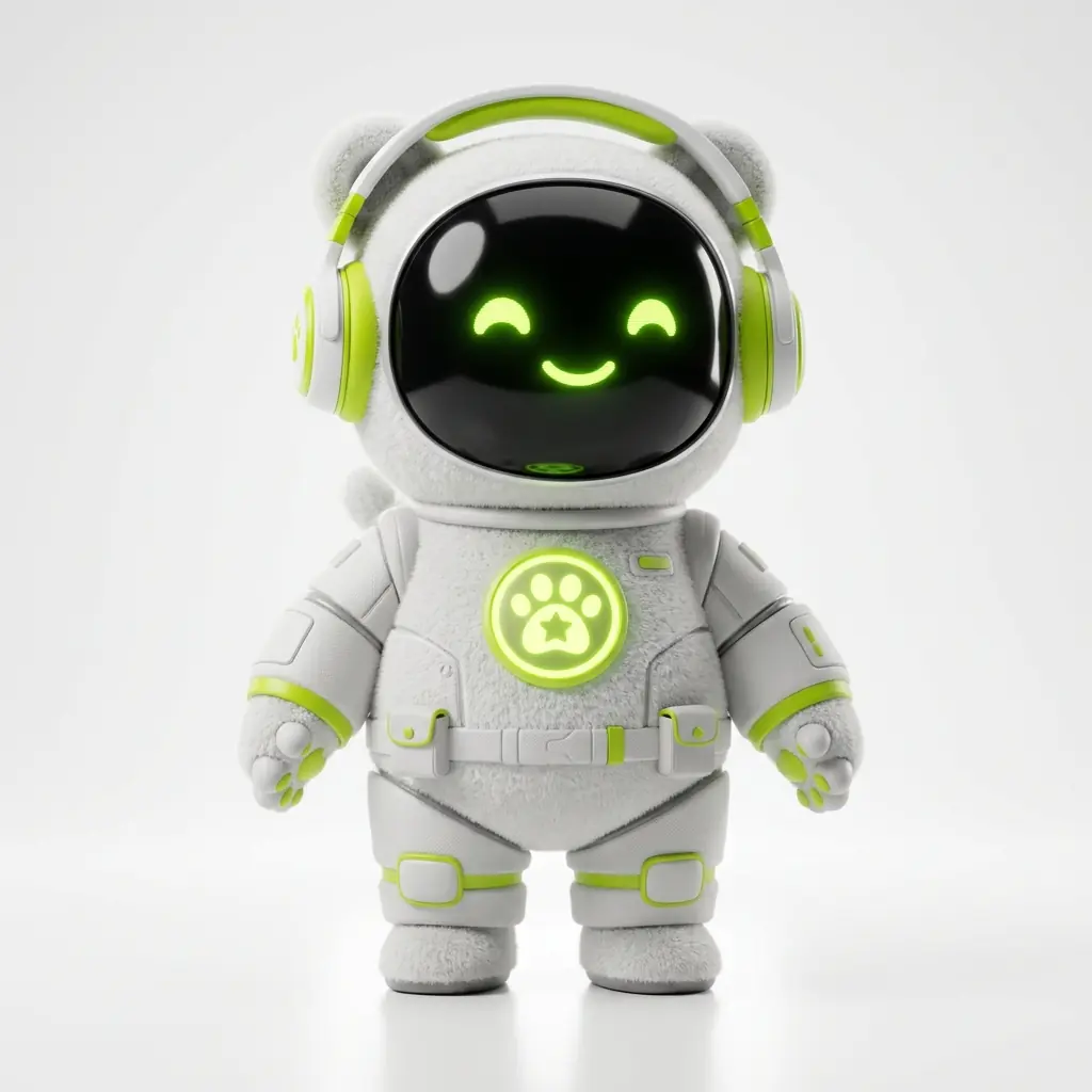 Orama robot mascot